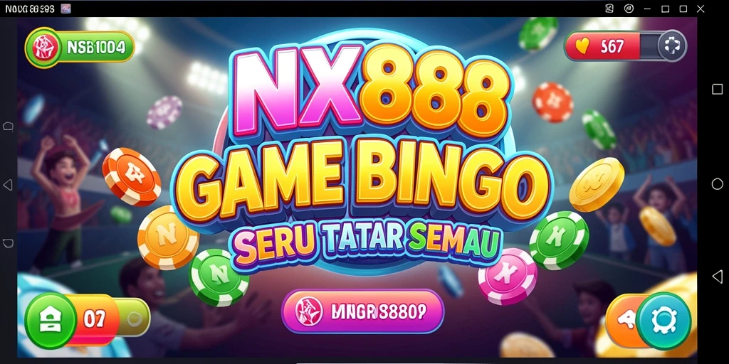 Tampilan gameplay seru dari NX888 yang menunjukkan suasana permainan Bingo.