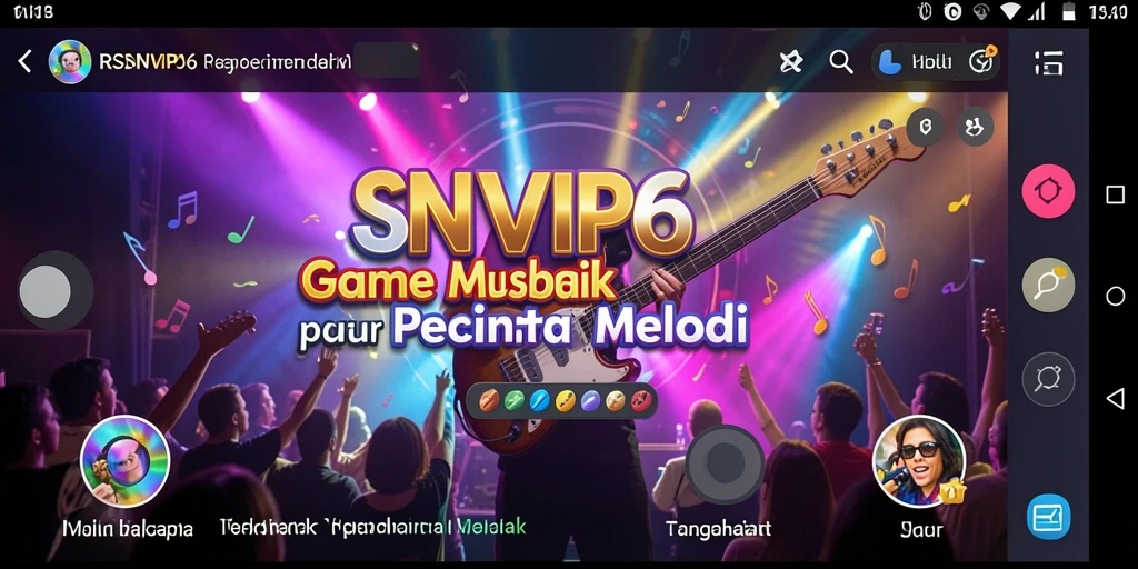 Tampilan gameplay <strong>RSNVIP6</strong> yang menampilkan interaksi musik yang seru.